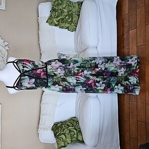 Lane Bryant Floral Maxi Dress Size 16